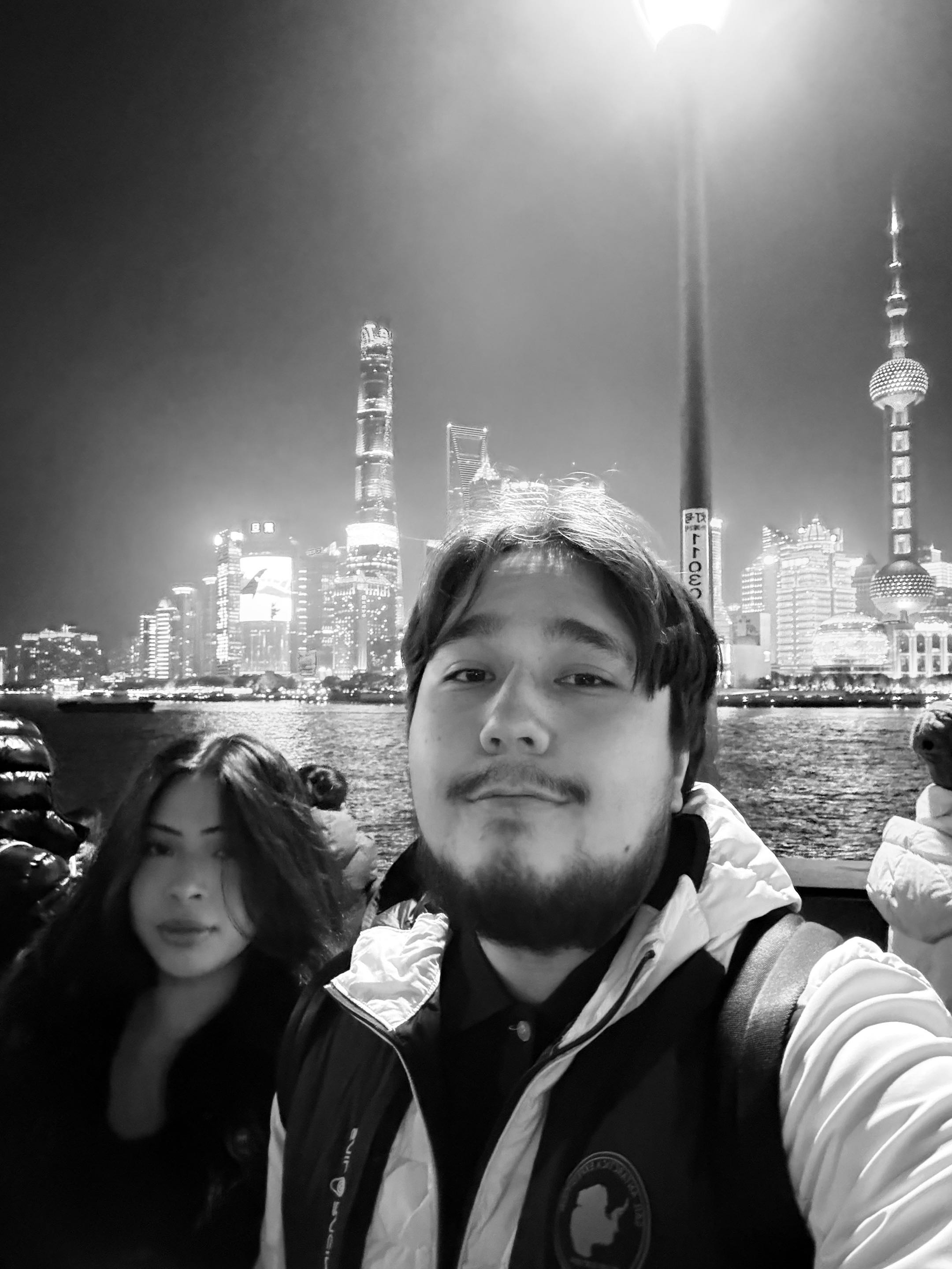 Me and my girlfriend in Shanghai
